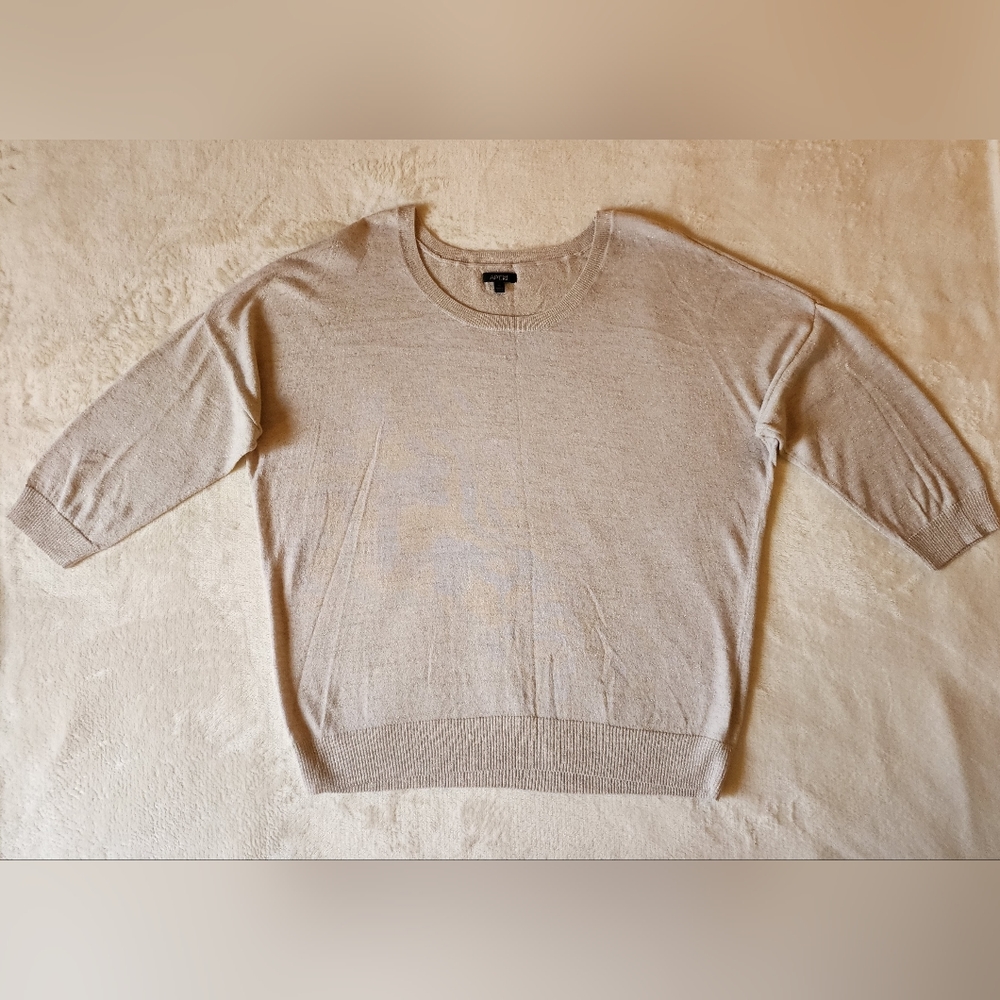 Apt. 9 - 3/4 Sleeve Metallic Accent Top XL